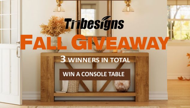 Tribesigns Fall Console Table Giveaway (3 Winners)