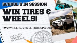 Tire Agent School’s In Session New Tires Sweepstakes