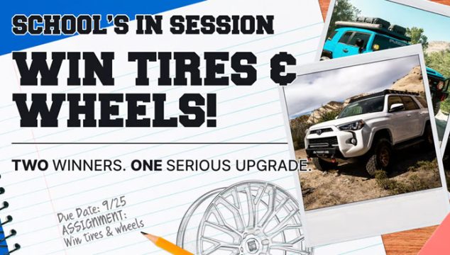 Tire Agent School’s In Session New Tires Sweepstakes
