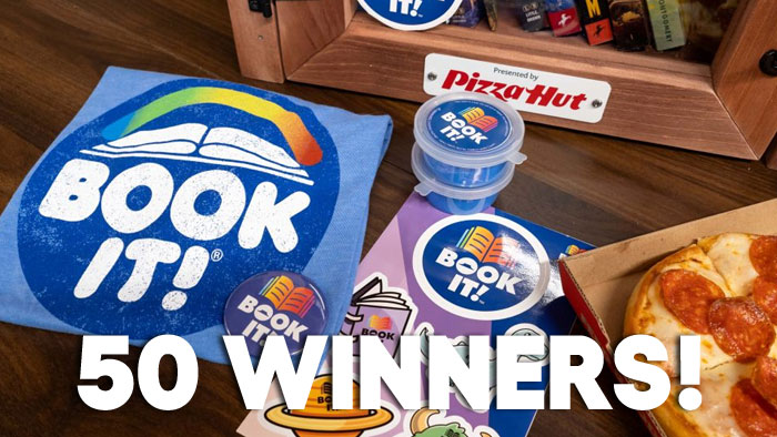 Little Free Library Pizza Hut & Book It! Sweepstakes (50 Winners)