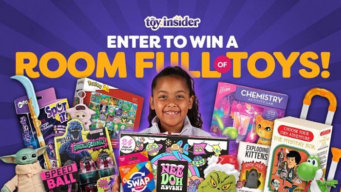 2026 Toy Insider’s Holiday Room Full of Toys Sweepstakes