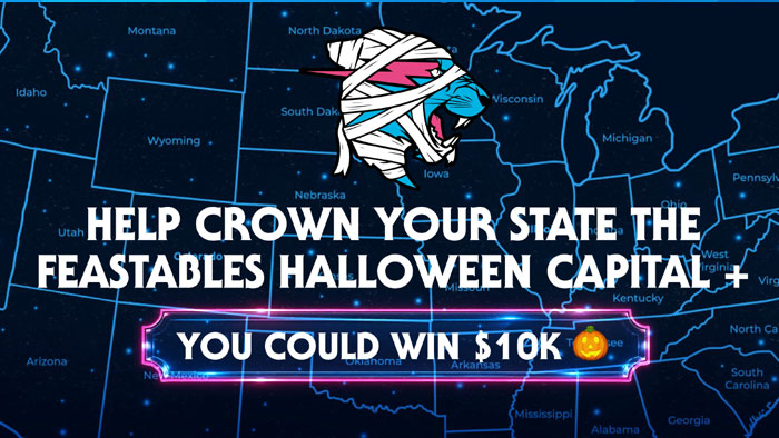 Feastables Halloween Capitol Sweepstakes (Five $10,000 Winners)