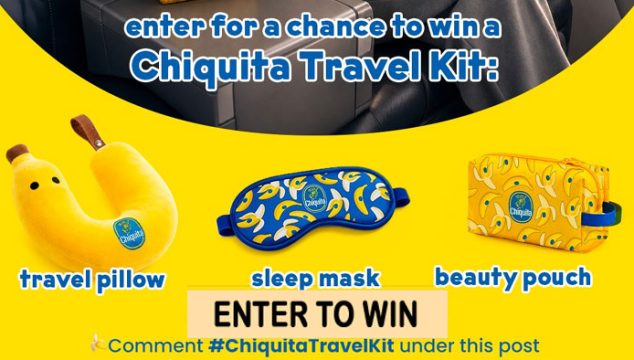 Chiquita September Travel Kit Giveaway (400 Winners)