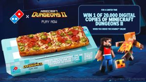 Domino’s and Minecraft Dungeons II Giveaway (2,000 Daily Winners)