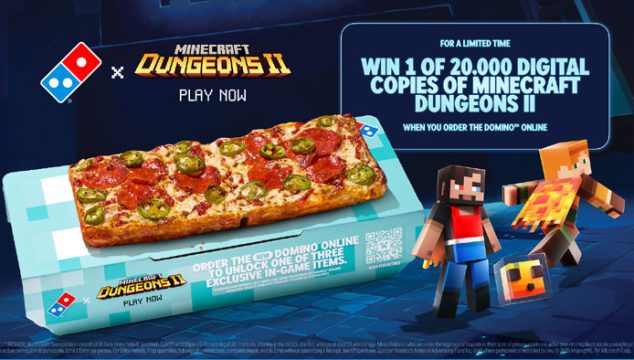 Domino’s and Minecraft Dungeons II Giveaway (2,000 Daily Winners)