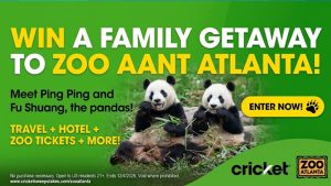 Cricket Wireless Zoo Atlanta Flyaway Sweepstakes