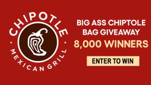 Big Ass Chipotle Bag Giveaway (8,000 Winners)