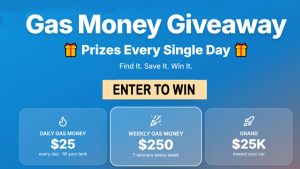 eCarsList Gas Money Giveaway (Daily Cash Winners)